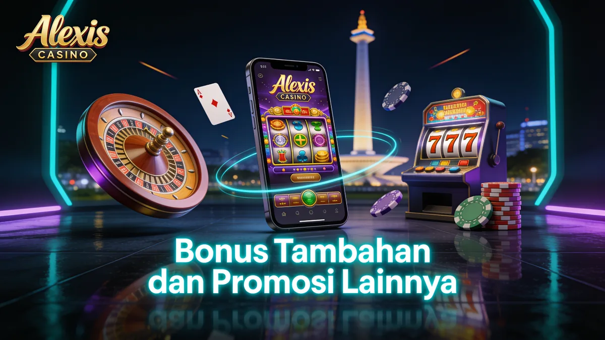 Bonus Tambahan dan Promosi Lainnya: panduan alexis untuk pemain di Indonesia